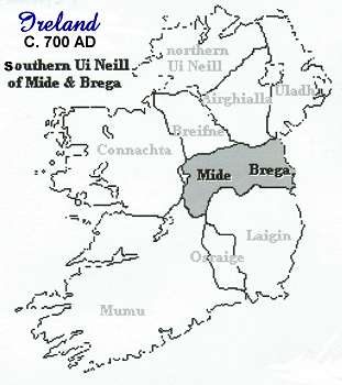 Lands of Uí Néill Ireland C700AD