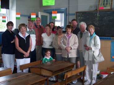 Gortjordan during Reunion Visit to school