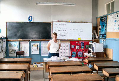 Fourth Class Classroom Linda at Gortjordan